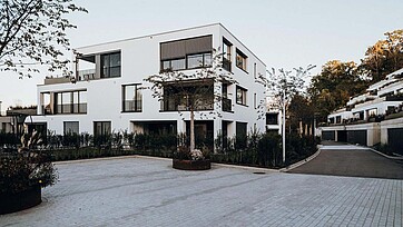 Aussenaufnahme der Wohnsiedlung «Besmer-Panorama» in Kreuzlingen