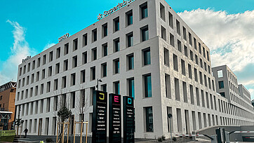 Aussenaufnahme des Büro- und Verwaltunggebäudes JED2226 in Schlieren